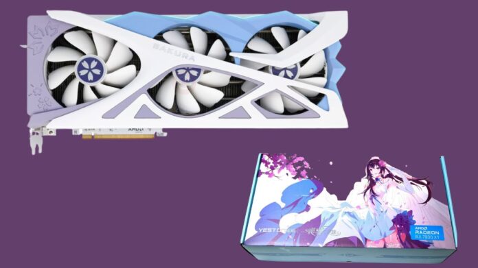 Yeston Sakura Radeon RX 7800 XT