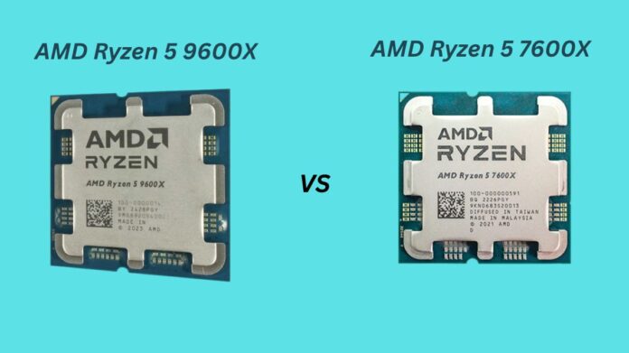 AMD Ryzen 5 9600X vs Ryzen 5 7600X
